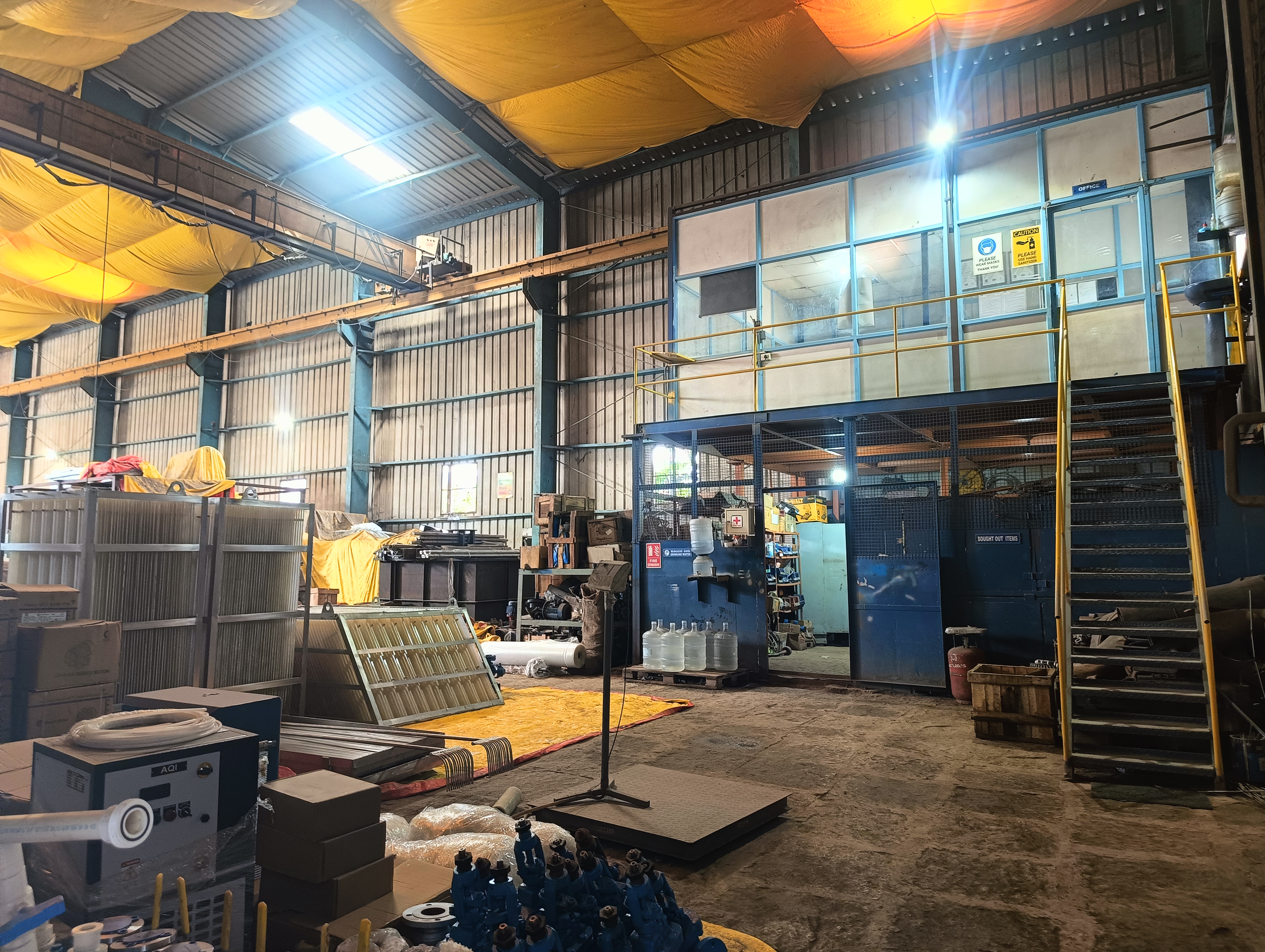 Assembly and fabrication inside the Peenya workshop